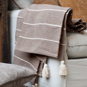 Aix Plaid – latte